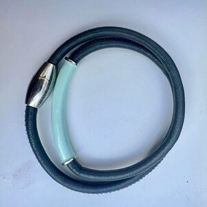 Leather Wrap Bracelet Magnetic Closure